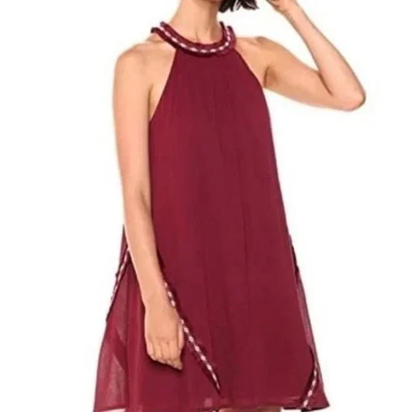 strapless open back dress Red V Neck Sleeveless Maxi Dress | Wedding Guest Dress – MOD&SOUL main image 1